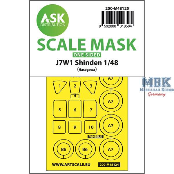 Artscale ASK200-M48125 J7W1 Shinden one-sided express mask, self-adhesive