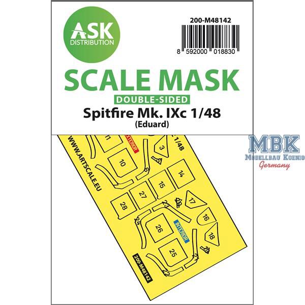 Artscale ASK200-M48142 Spitfire Mk.IXc double-sided express fit mask