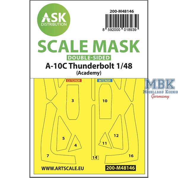 Artscale ASK200-M48146 A-10C Thunderbolt double-sided express fit mask