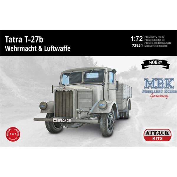 ATTACK ATT72954 Tatra T27b Wehrmacht und Luftwaffe LKW