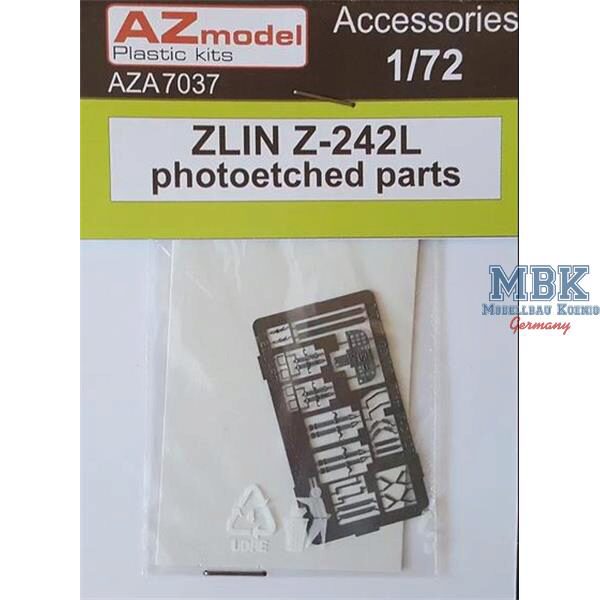 AZ Models AZA7037 ZLIN Z-242L Photoetched Parts