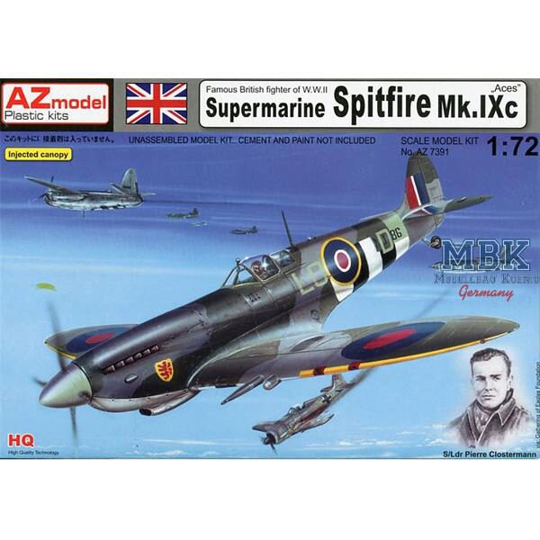 AZ Models AZM7391 Supermarine Spitfire Mk.IXc Aces
