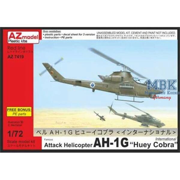 AZ Models AZM7419 Bell AH-1G Huey Cobra "Israel & Spanien"