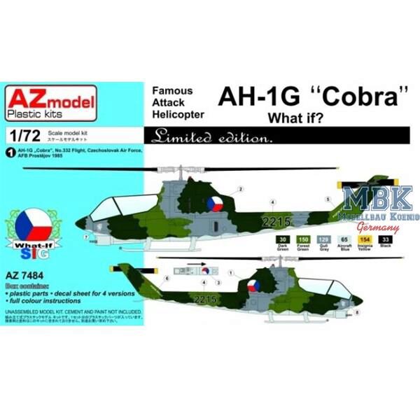 AZ Models AZM7484 Bell AH-1G Cobra "What If" FIN, CZ, HU and SWE