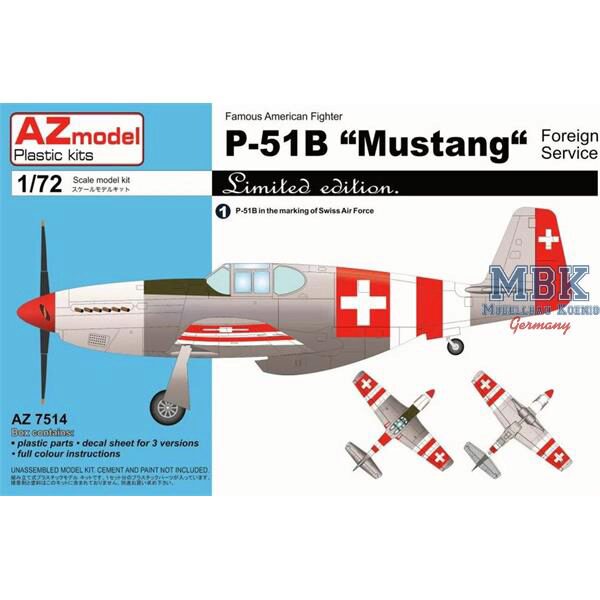 AZ Models AZM7514 P-51B Mustang Foreign