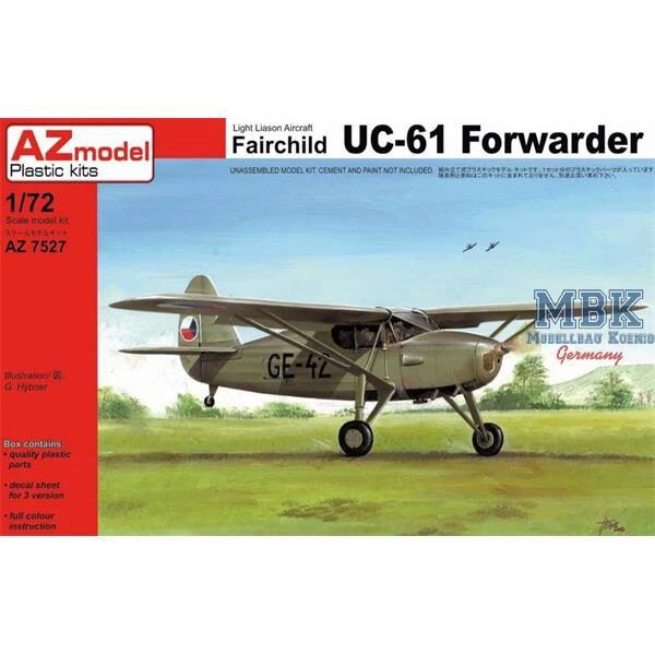 AZ Models AZM7527 Fairchild UC-61 Forwarder