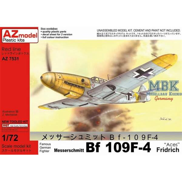 AZ Models AZM7531 Messerschmitt Bf 109F-4 Aces