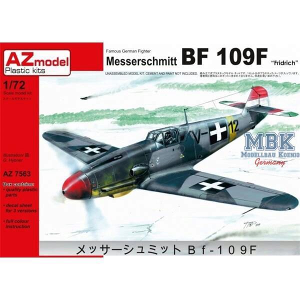 AZ Models AZM7563 Messerschmitt Bf-109F "Fridrich"