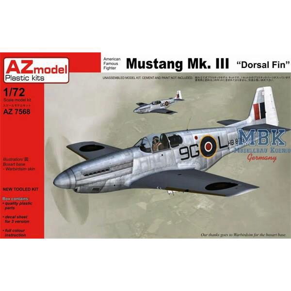AZ Models AZM7568 Mustang Mk.III „Dorsal fin“