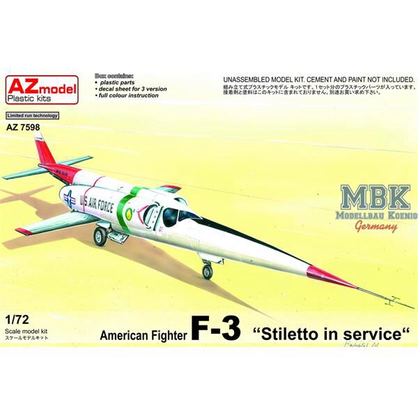 AZ Models AZM7598 Douglas F-3 "Stiletto in Service"