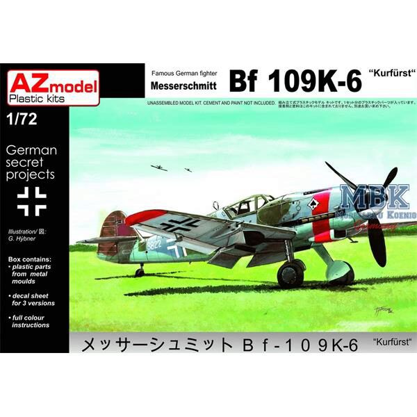 AZ Models AZM7600 Messerschmitt Bf-109K-6 "Kurfürst"