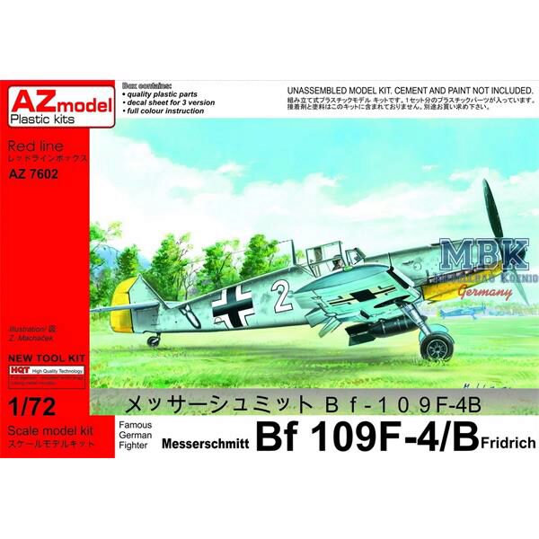 AZ Models AZM7602 Messerschmitt Bf-109F-4/B "Fighter-Bomber"