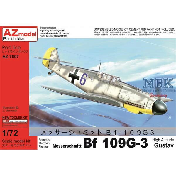AZ Models AZM7607 Messerschmitt Bf-109G-3 "High-altitude Gustav"