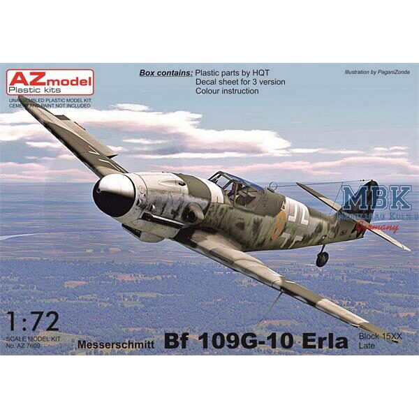 AZ Models AZM7611 Messerschmitt Bf-109G-10 "Erla Late" (Block 15XX)