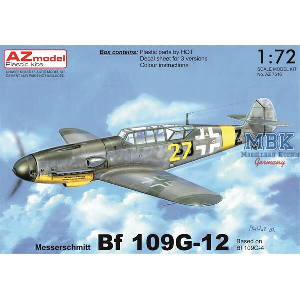 AZ Models AZM7616 Messerschmitt Bf-109G-12 (G-4 based) 'Two-seater'