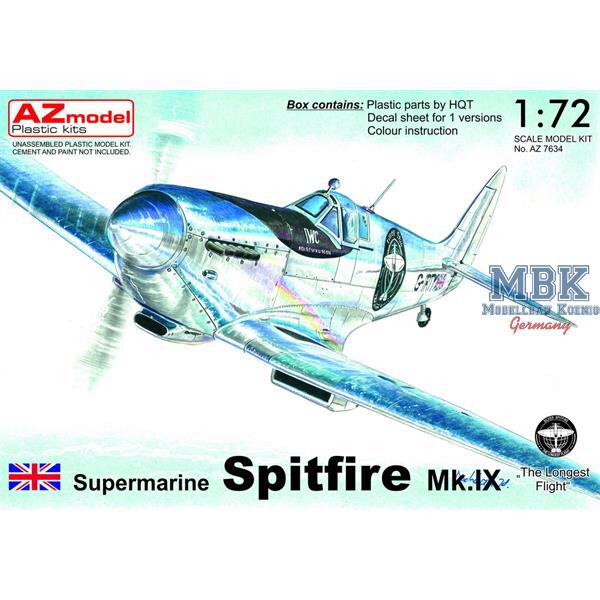 AZ Models AZM7634 Supermarine Spitfire Mk.IX "The Longest Flight"