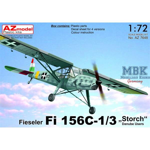 AZ Models AZM7648 Fieseler Fi-156C-1/3 'Storch' 'Danubian Users'