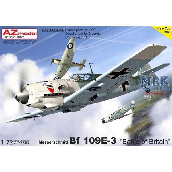 AZ Models AZM7658 Messerschmitt Bf 109E-3 „Battle of Britain“