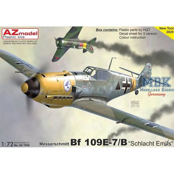 AZ Models AZM7659 Messerschmitt Bf 109E-7 „Schlacht Emils“