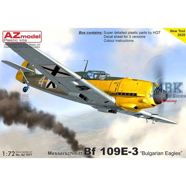 AZ Models AZM7677 Messerschmitt Bf 109E-3 „Bulgarian Eagles“