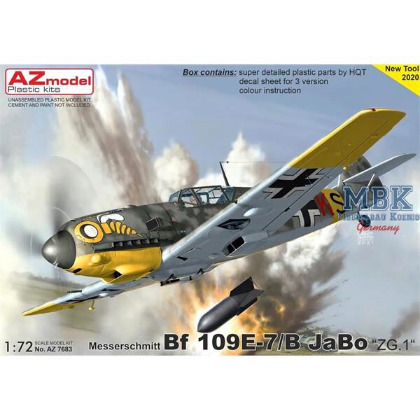 AZ Models AZM7683 Messerschmitt Bf 109E-7/ B JaBo „ZG.1“