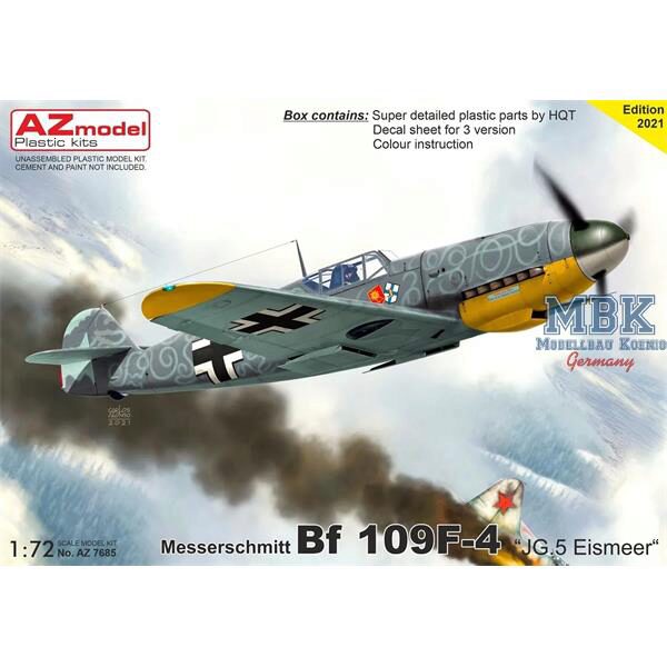 AZ Models AZM7685 Messerschmitt Bf 109F-4 „JG.5 Eismeer“