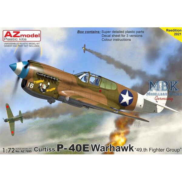 AZ Models AZM7695 P-40E Warhawk 49.th FG