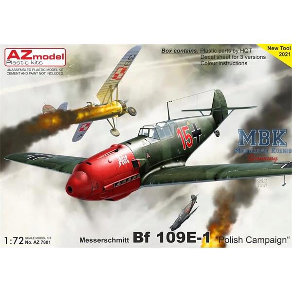 AZ Models AZM7801 Messerschmitt Bf-109E-1 „Polish Campaign“