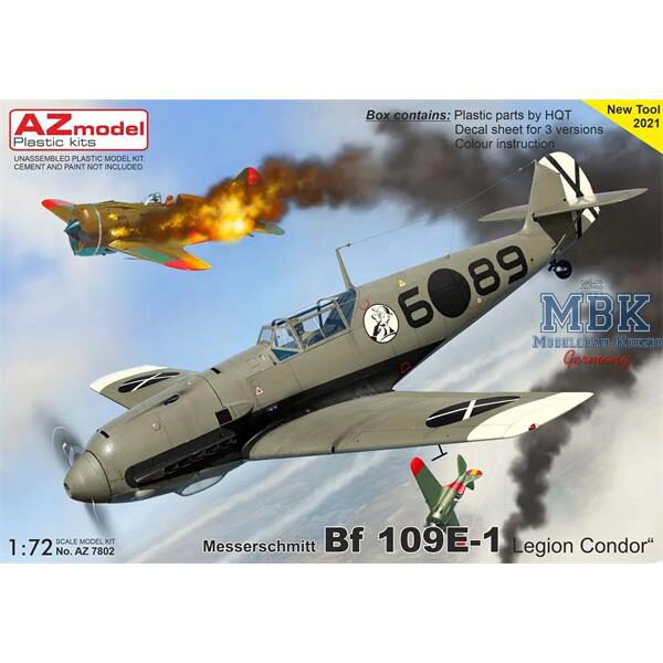 AZ Models AZM7802 Messerschmitt Bf-109E-1 „Legion Condor“