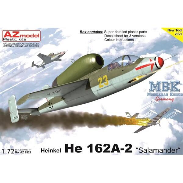 AZ Models AZM7821 Heinkel He 162A-2 „Salamander“