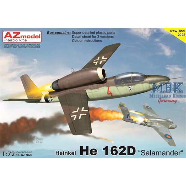 AZ Models AZM7826 Heinkel He 162D „Salamander“