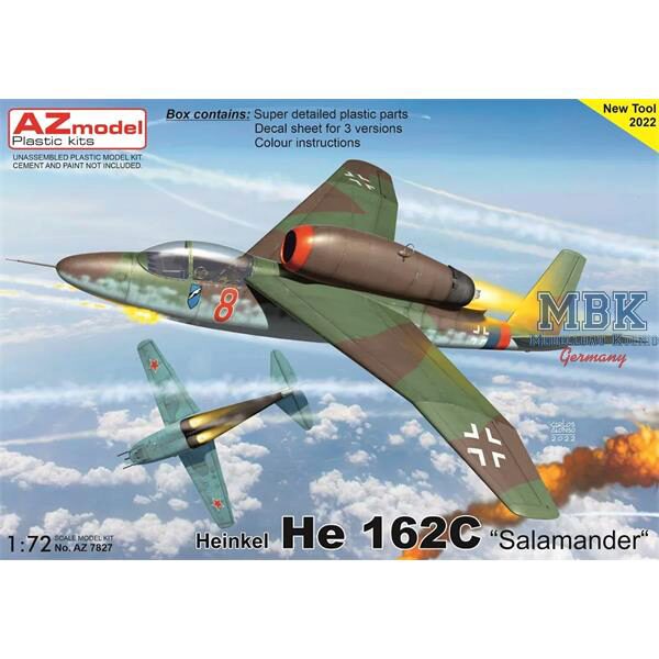 AZ Models AZM7827 Heinkel He 162C „Salamander“