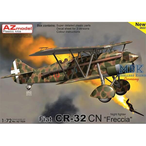 AZ Models AZM7829 Fiat CR-32 CN „Night Fighter“