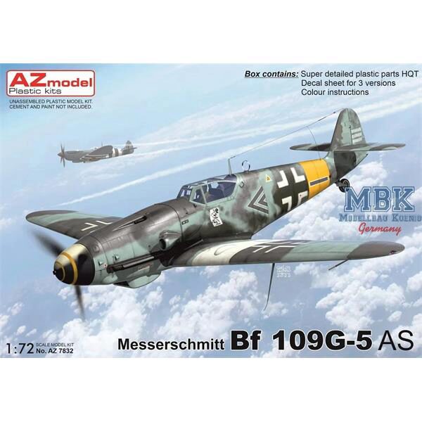 AZ Models AZM7832 Messerschmitt Bf 109 G-5/ AS
