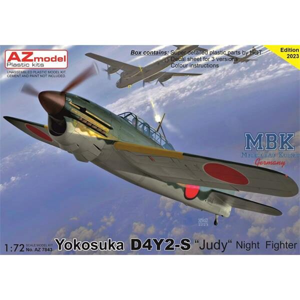AZ Models AZM7843 Yokosuka D4Y2-S „Judy“ Night Fighter