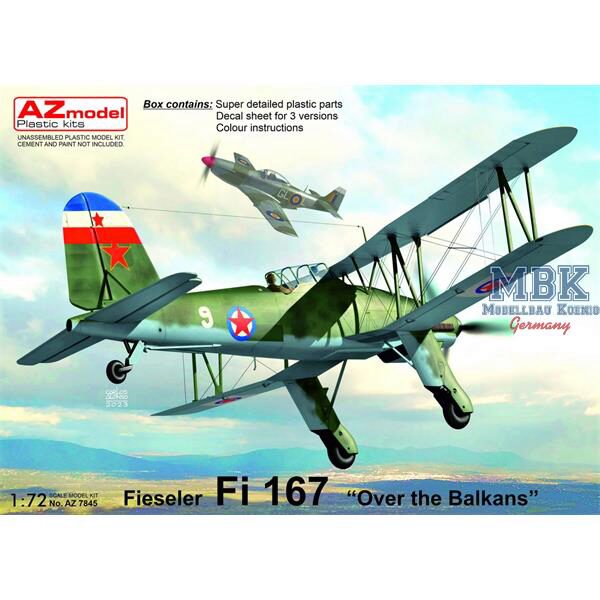 AZ Models AZM7845 Fieseler Fi-167  Over the Balkans 