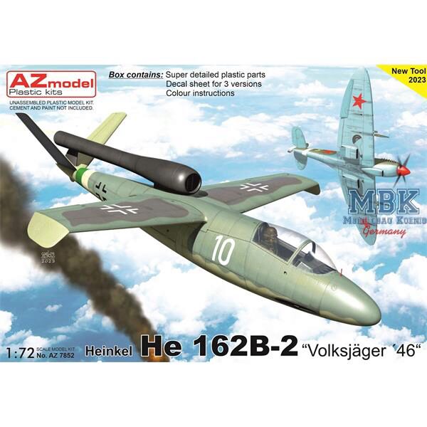 AZ Models AZM7852 Heinkel He 162B-2  Volkjäger 46 