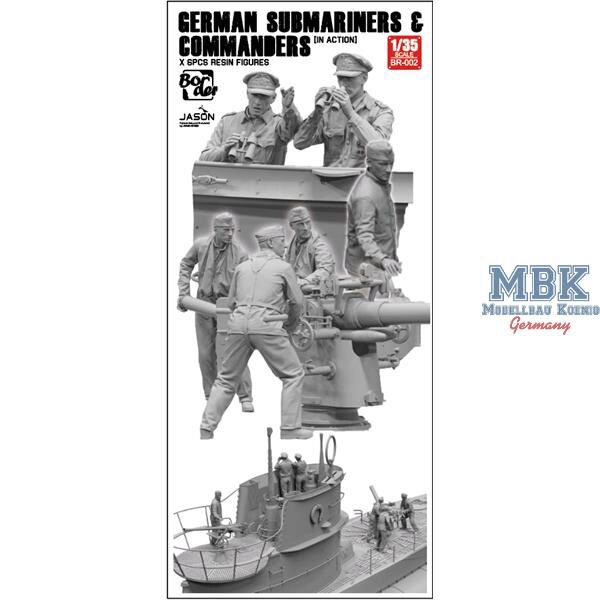 Border Model BR-002 German Submariners & Commanders in action