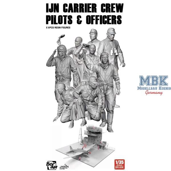 BORDER MODEL BR-006 IJN Carrier Crew Pilots & Officers