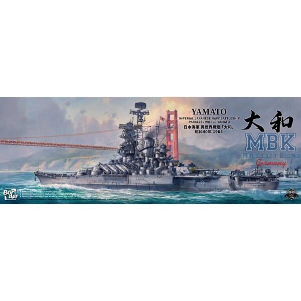 BORDER MODEL BS-007 Yamato - IJN Battleship (Parallel World 1965)