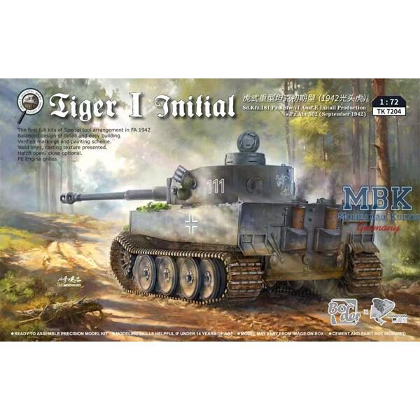 BORDER MODEL BT-7204 Tiger I initial s.Pz.Abt 502 Leningrad 1942