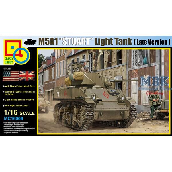 CLASSY HOBBY CLS16006 M5A1 Stuart (Late Production)