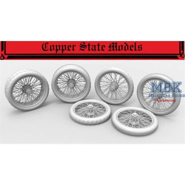 Copper State Models CSM-A35002 Lanchester Wire Wheels