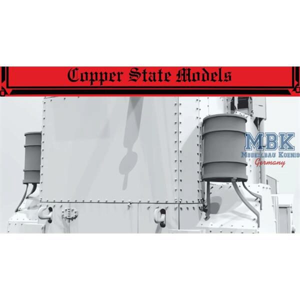Copper State Models CSM-A35021 Additional tanks for Ehrhardt
