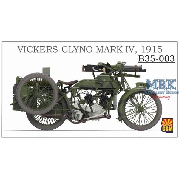 Copper State Models CSM-B35003 Vickers-Clyno Mark IV, 1915