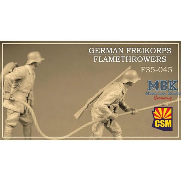 Copper State Models CSM-F35045 German Freikorps flamethrower squad