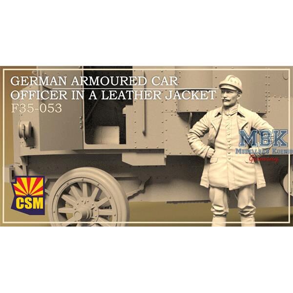 Copper State Models CSM-F35053 German Armoured Car Officer in a Leather Jacket