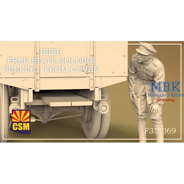 Copper State Models CSM-F35069 Irish Free State Soldier peeking from cover