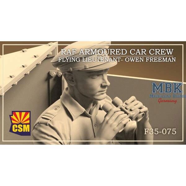 Copper State Models CSM-F35075 RAF Armoured Car Crew Driver - F/L ROBERT EVANS