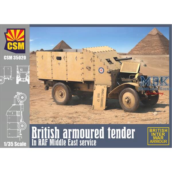 Copper State Models CSM35020 British Armoured Tender in RAF Middle East Service